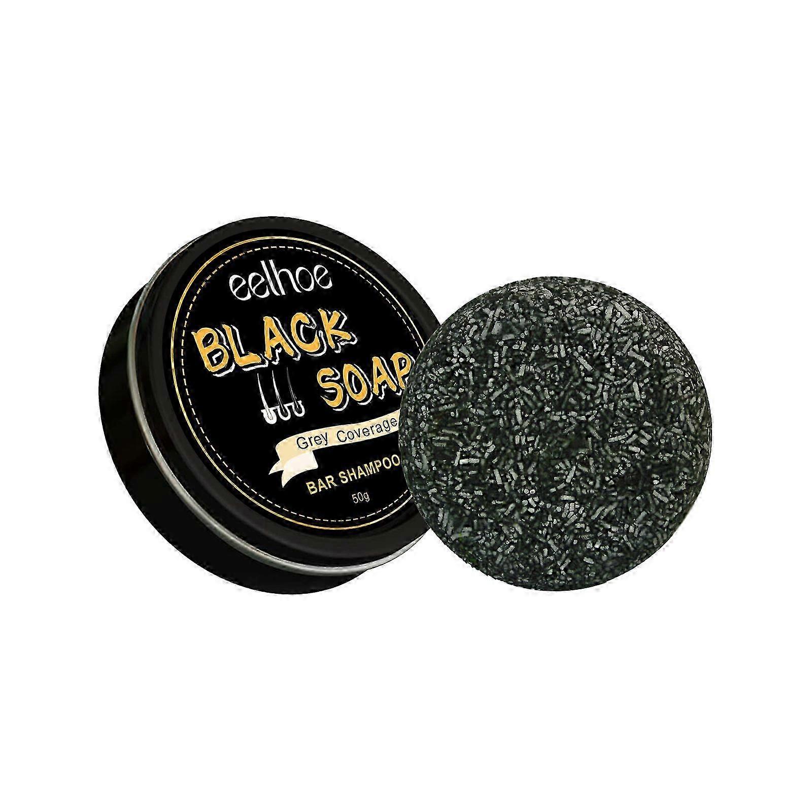 Black Soap, Moisturize And Clean Black Hair With Refreshing And Smooth Shampoo Soap