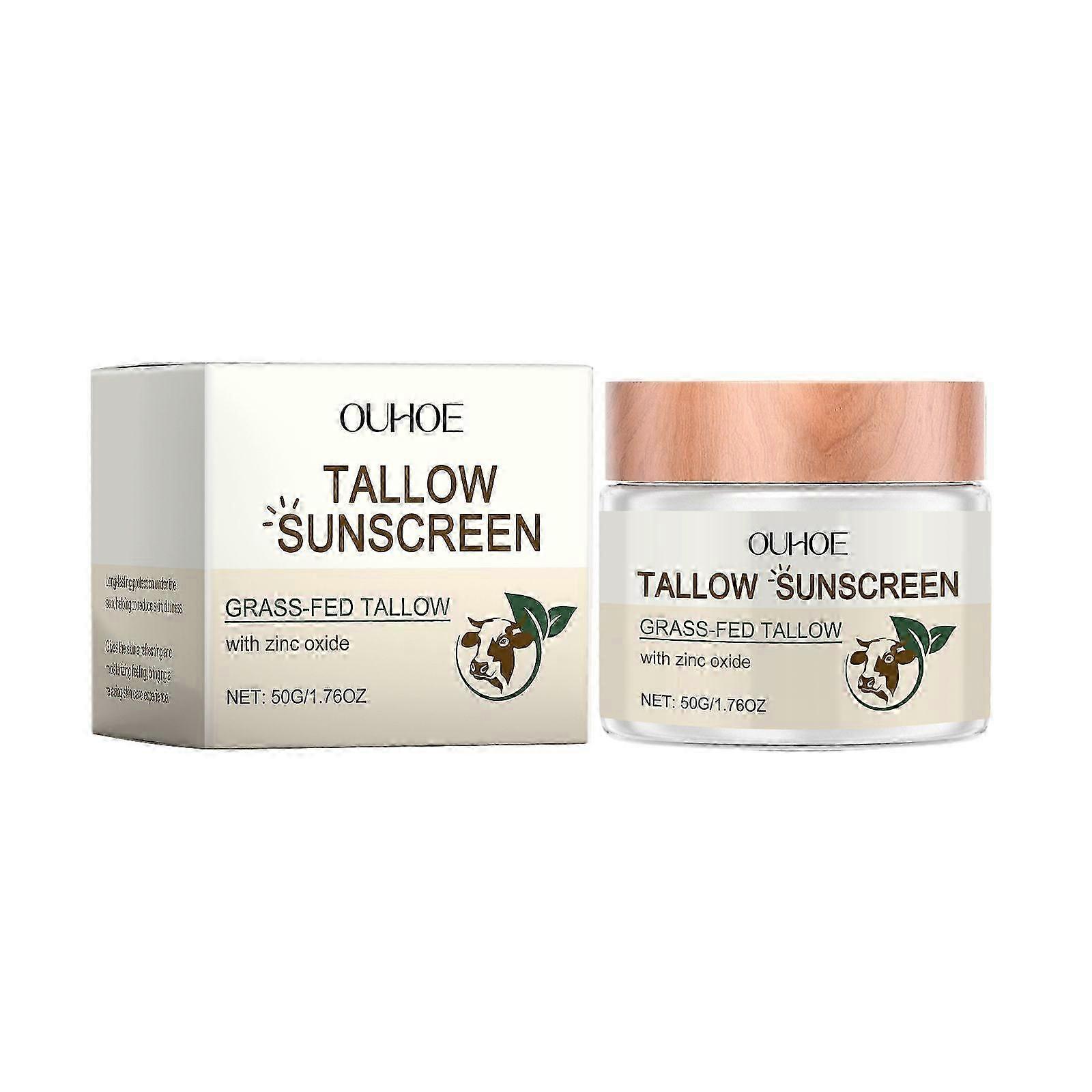 Lightweight SPF 50 Moisturizing Protective Cream  Broad Spectrum Sunblock  Daily Hydrating Skin Care for Face  Body, NonSticky, Fast Absorbing, Lon