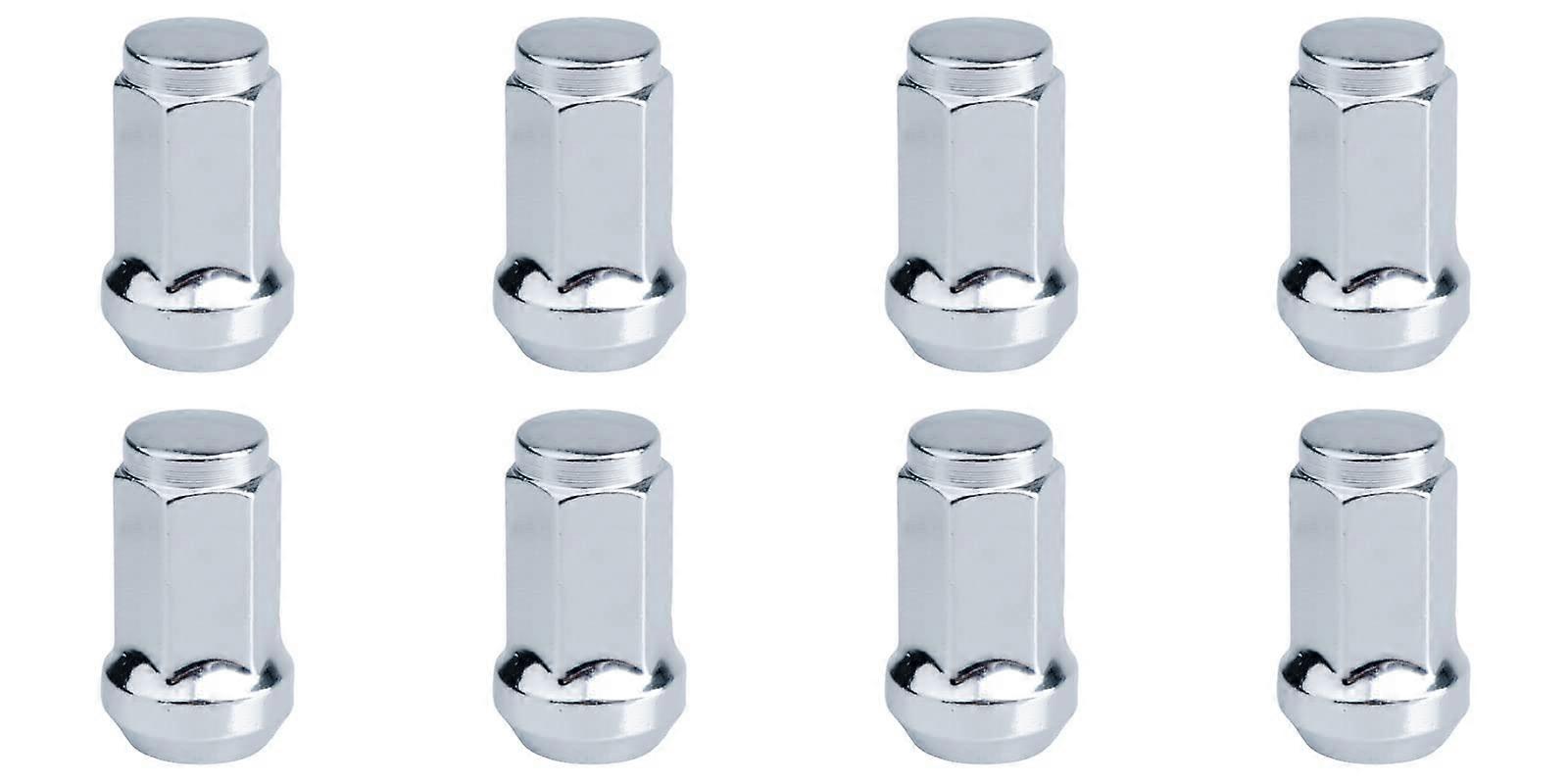 8 Pack 3/8' Tapered Chrome Wheel Lug Nuts 14mm Head for Polaris Ranger 800 XP 20102012