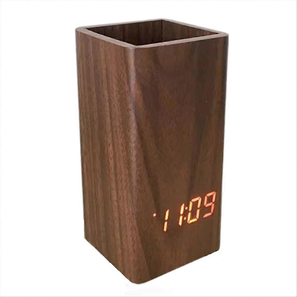  Pen Holder Clock LED Electronic Clock C