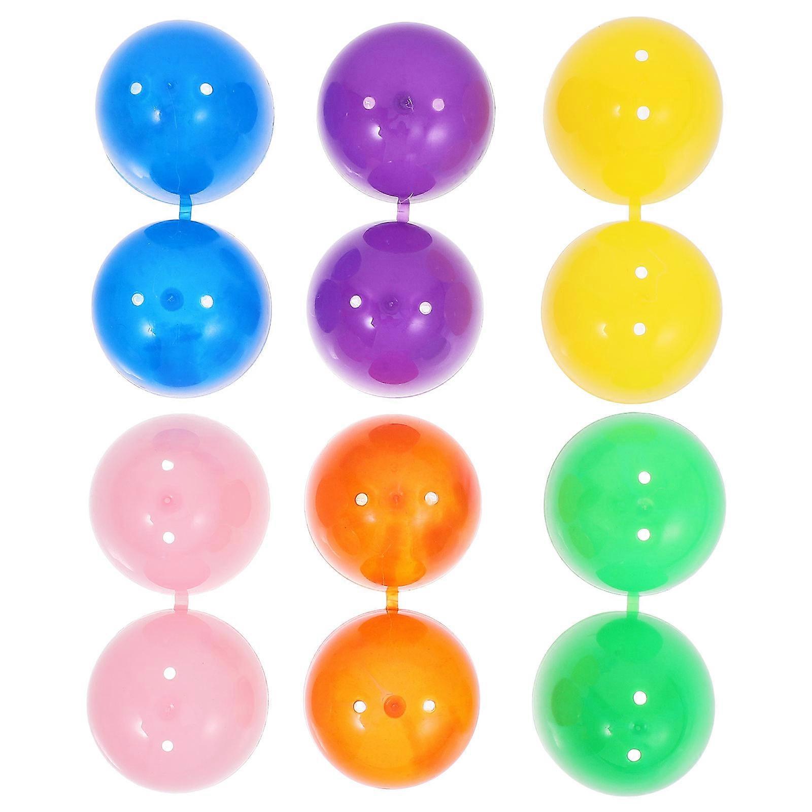 Plastic Easter Eggs Fillable Easter Eggs for Candy 12Pcs