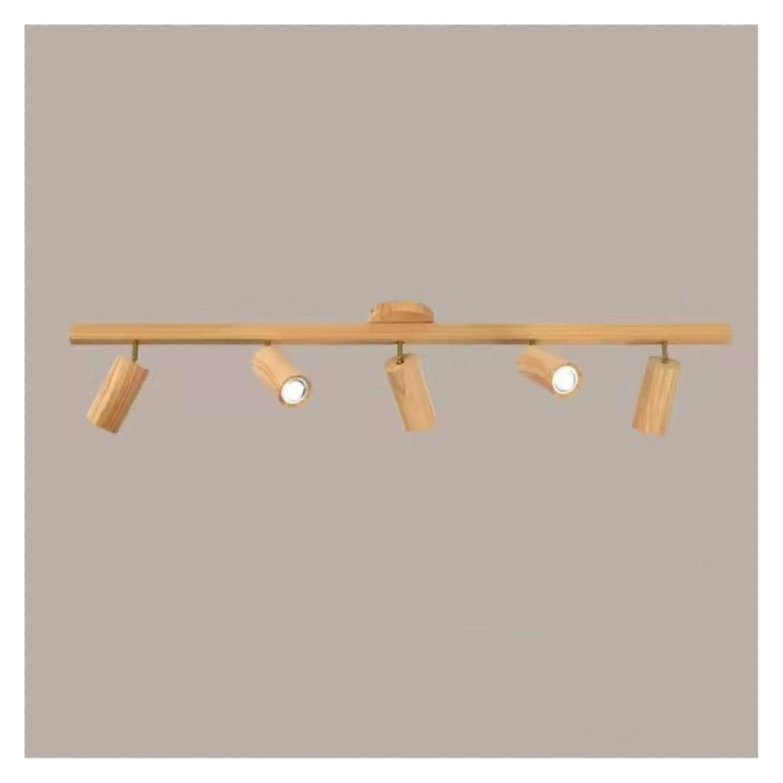 Nordic LED Ceiling Light with Adjustable Angle, Modern 5Light Fixture for Living Dining Bedroom
