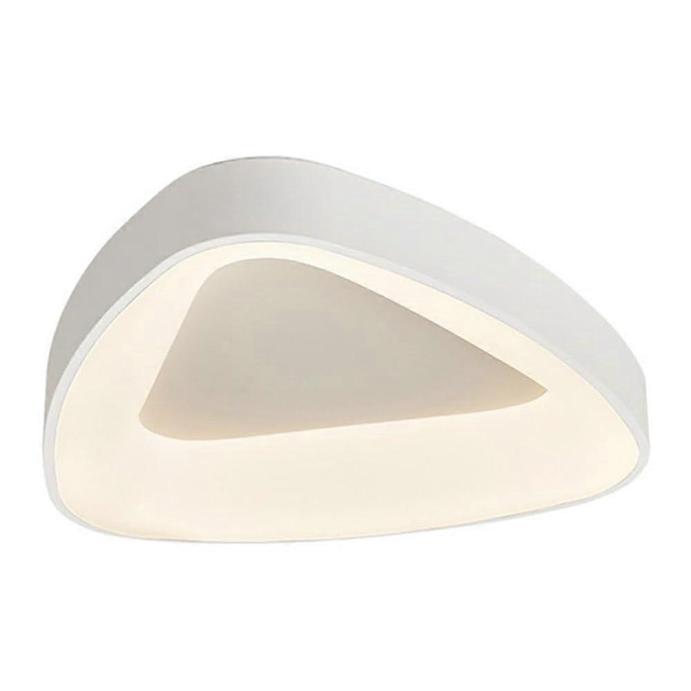 LED Flush Mount Ceiling Light Dimmable Acrylic Fixture with Adjustable Color for Bedroom 43cm White