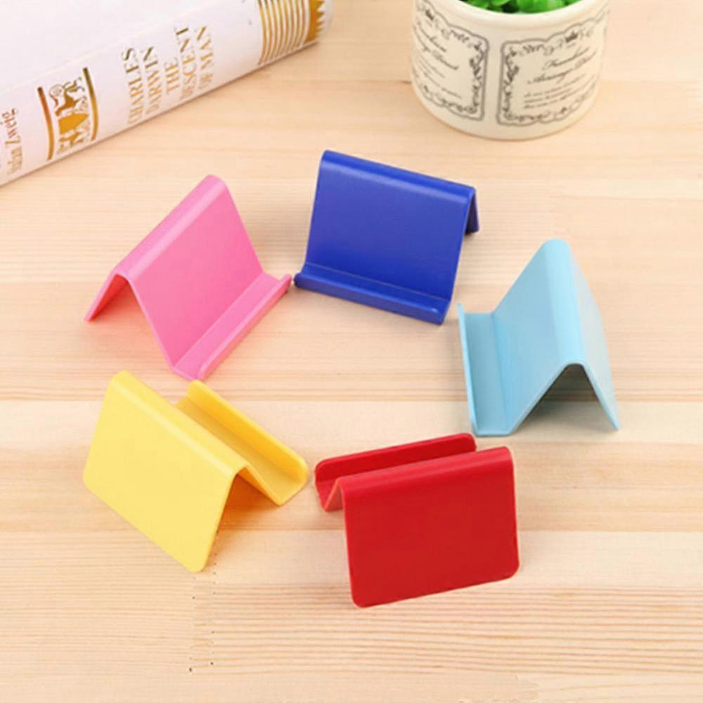 Mobile Phone Holder with Non Slip Base Portable Desktop Stable Phone Cradle Cellphone Stand for Reading Video Call