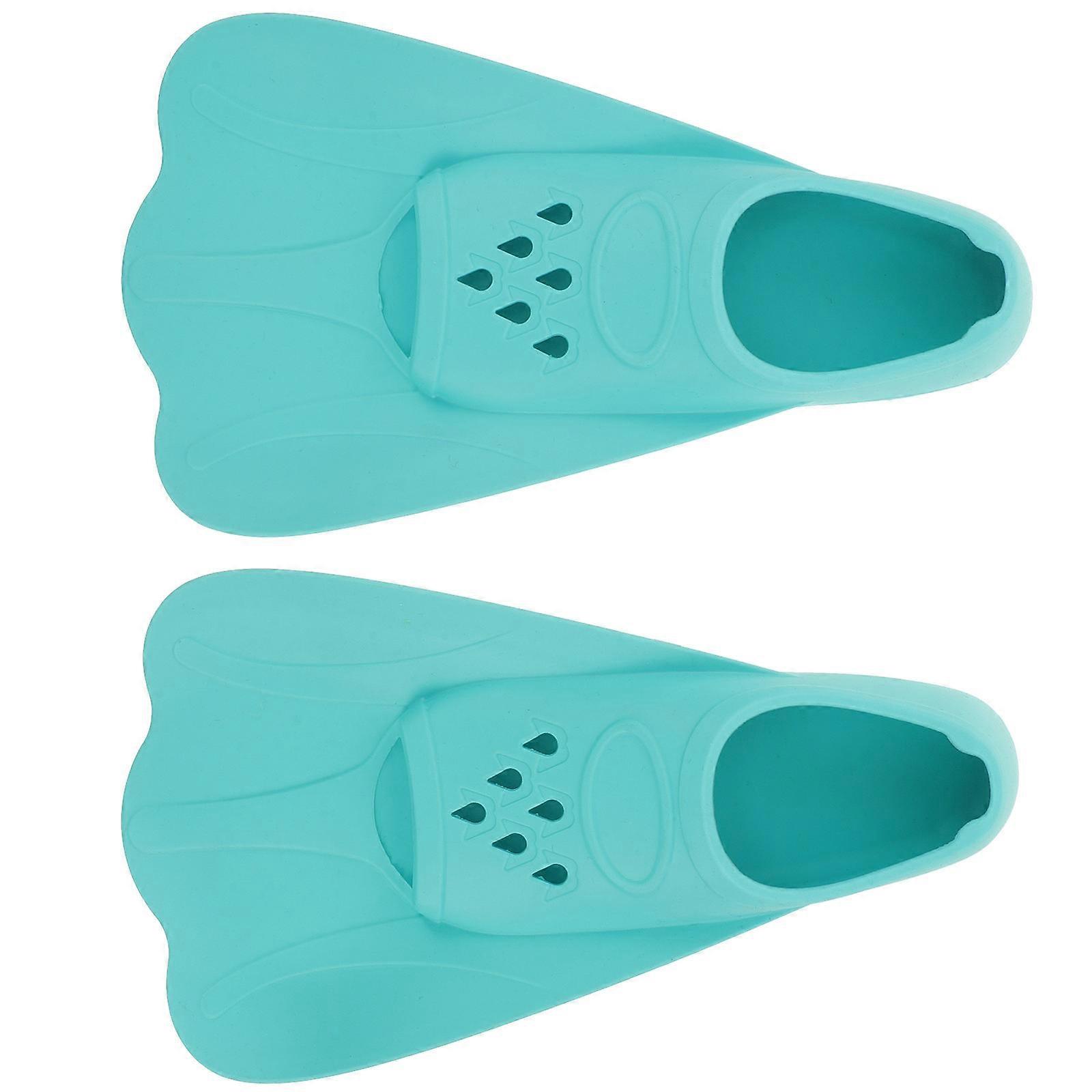 Diving For Travel Swimmers Pool Swimming Wide Fins Resistance Reduction Compact Size 1 Pair