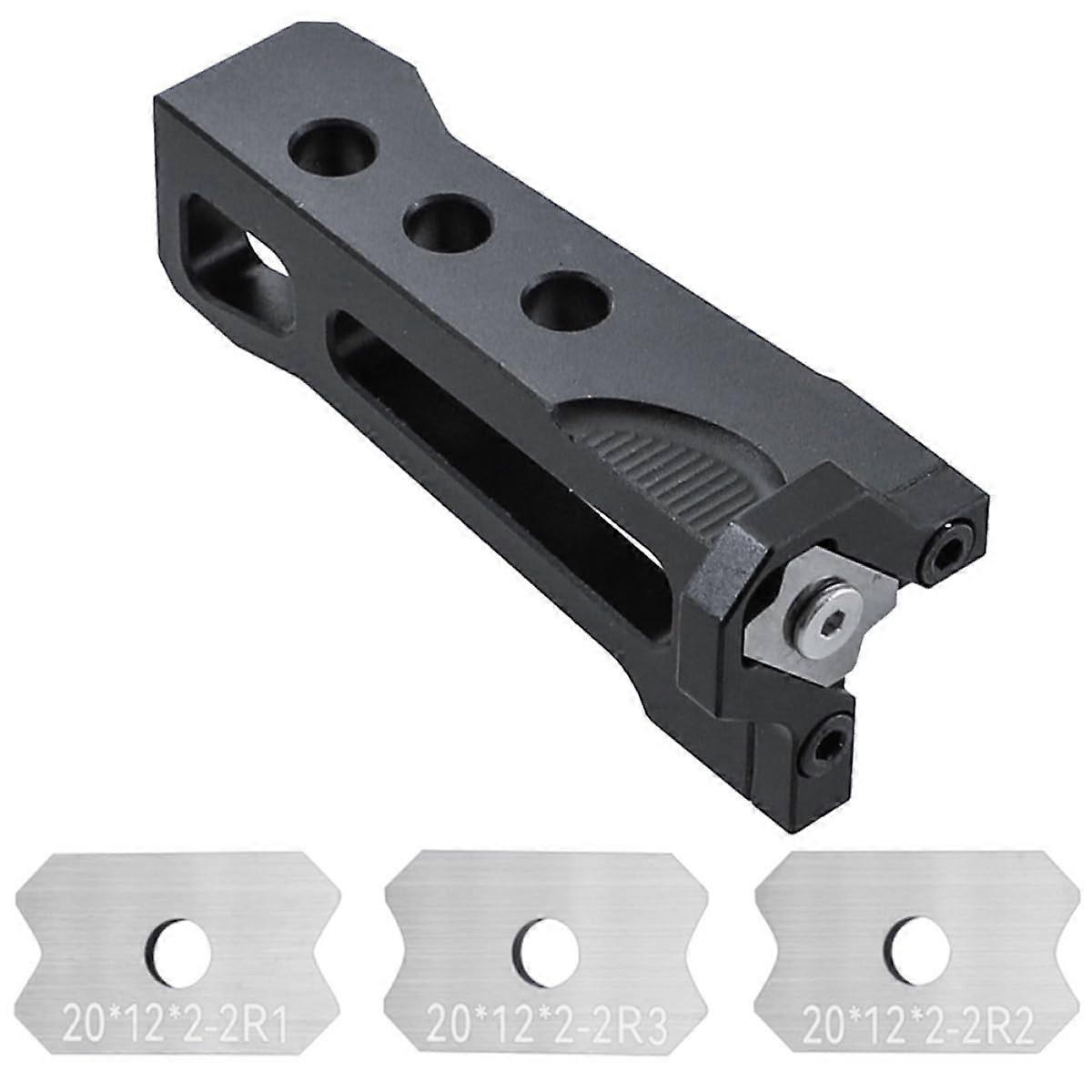 Woodworking Hand Planer with Ergonomic Handle Tungsten Steel Blades for Chamfering and Smoothing