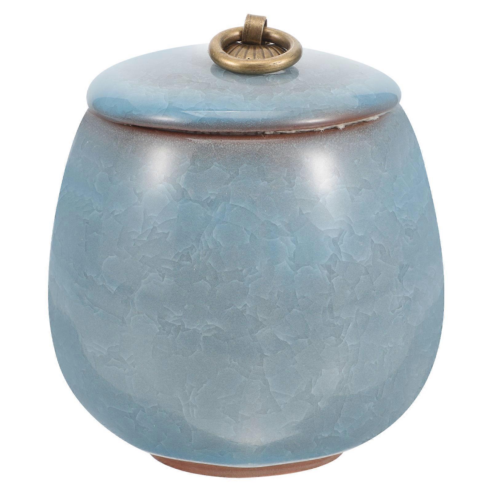 Dog Ashes Urn Small Pet Urn for Storage Ceramic Keepsake