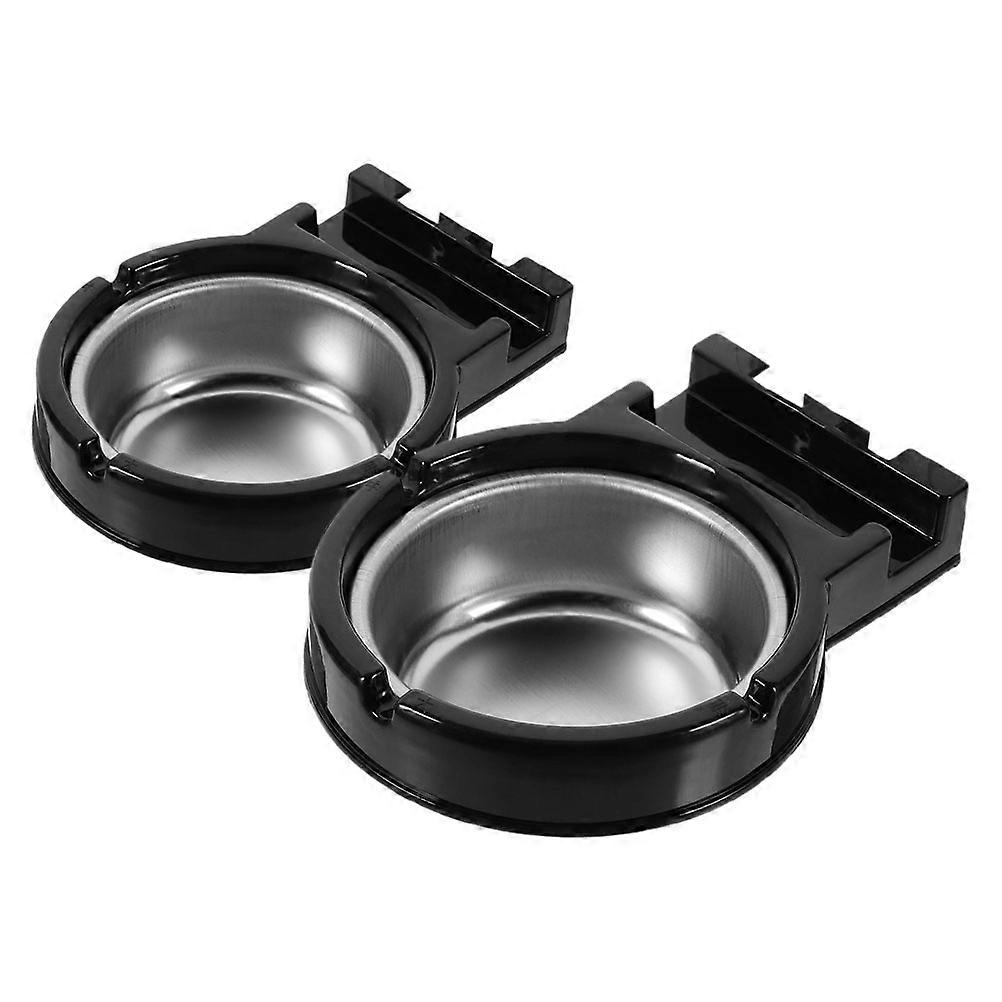 Wall Mounted Ashtray Stainless Steel for Bins 4Pcs Set