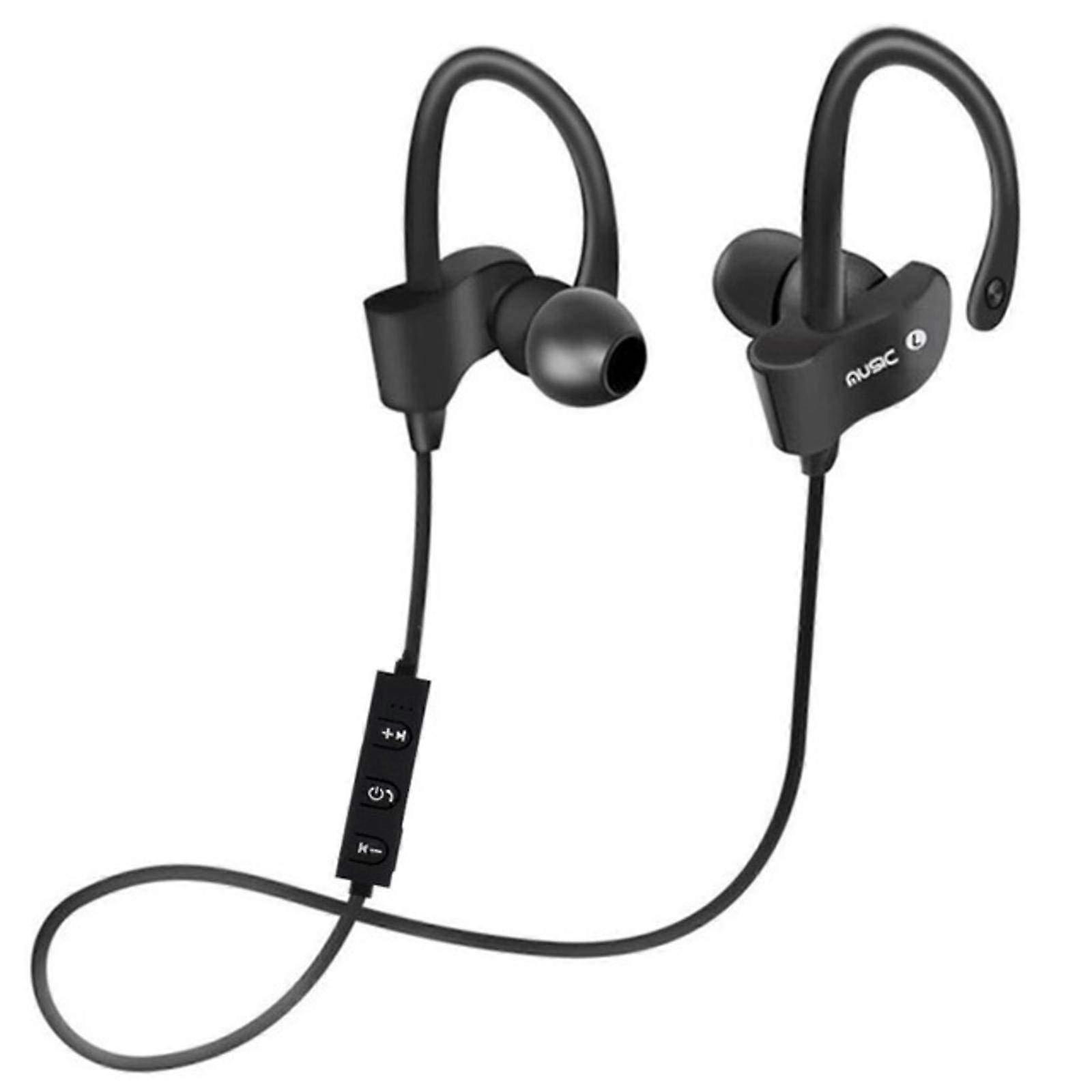 558 Wireless Bluetooth Ear-hook Headset, Black, Compatible with All Smartphones, Lightweight, Comfortable Fit