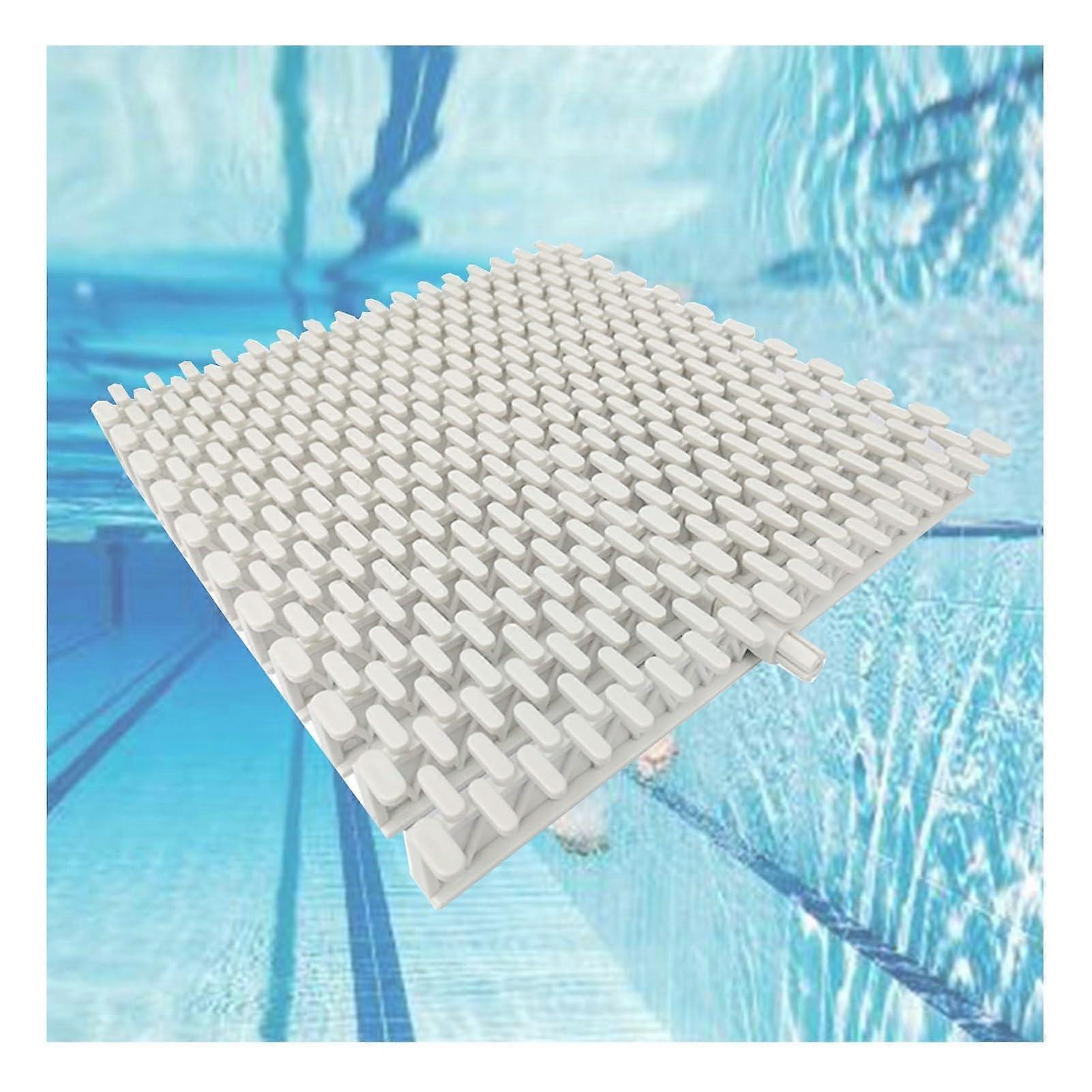 ABS Swimming Pool Overflow Grate, Outdoor Drain Strainer Cover, 20x100 CM, Splicable Design, 1 Piece