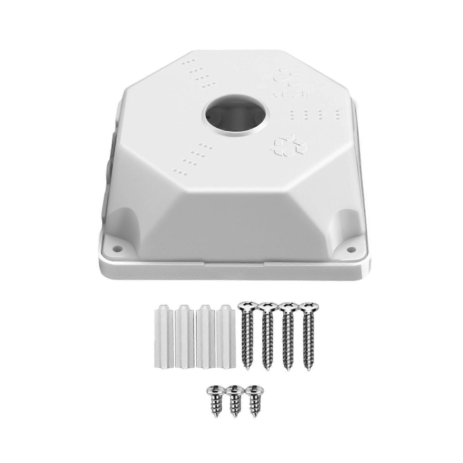 Weatherproof Security Camera Junction Box with Concealed Wiring for Indoor Outdoor Installation