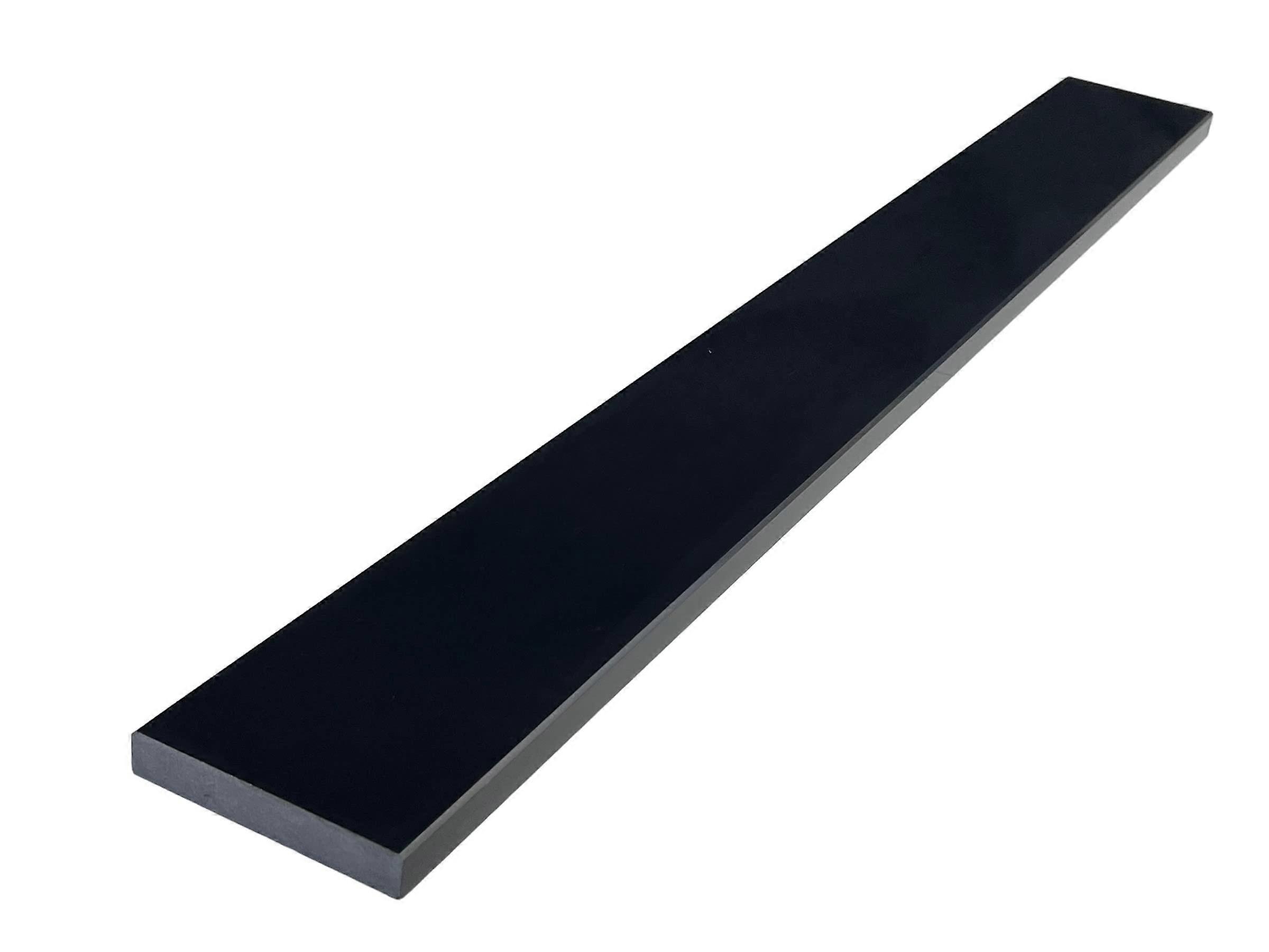 Super Black Engineered Marble Threshold Shower Curb with Custom Size for Schluter Kerdi Board