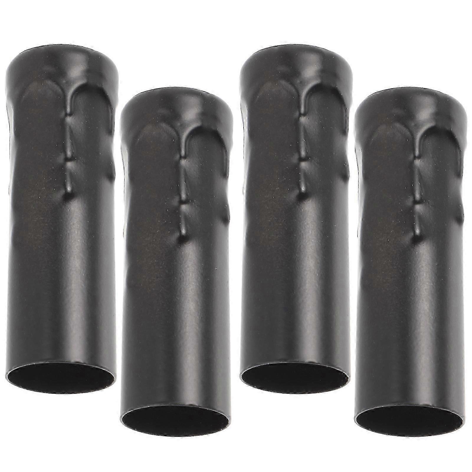 Ceiling Light Socket Flanging Sleeve Lamp Base European Style Metal Tear Drop Shape 4Set