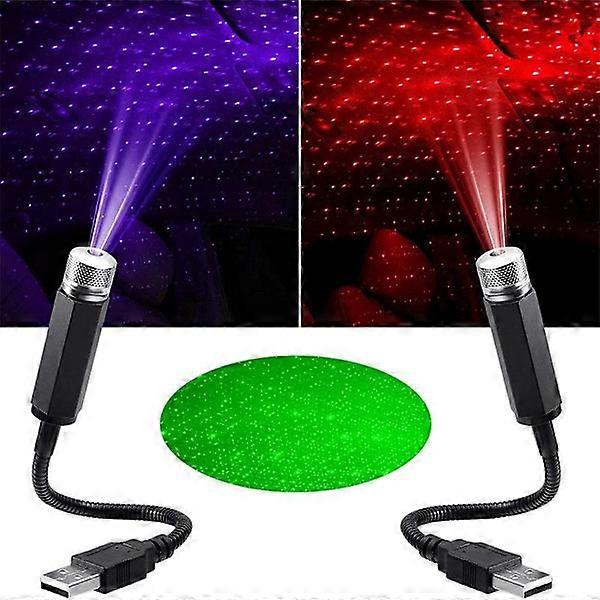 Portable USB LED Space Projector Red