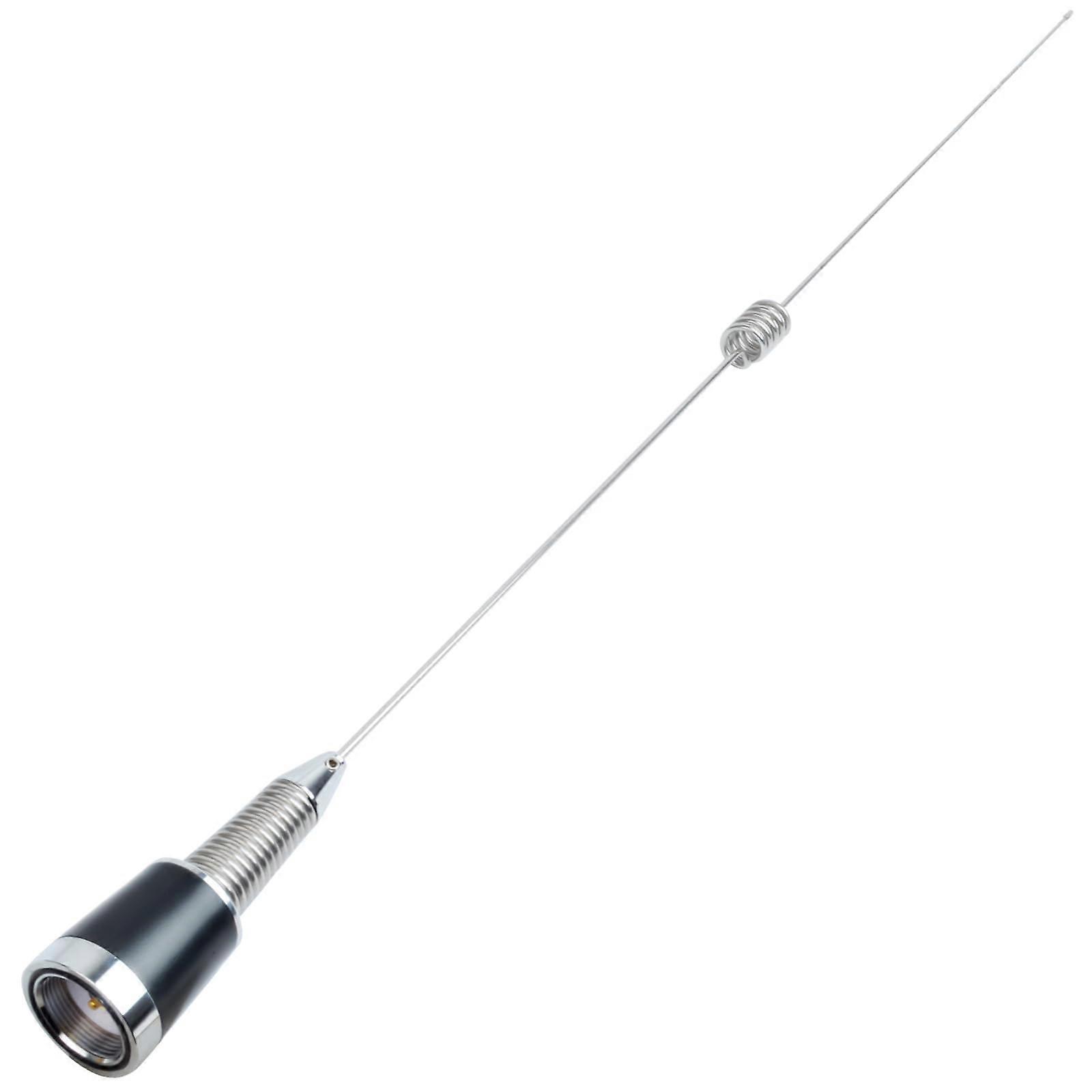 UHF NMO Antenna 462467MHz GMRS Base Whip Long Range Low Profile Spring Mount 4.5dBi 31.88in