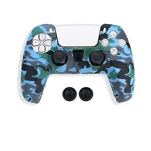 Cover for PS5 Controller with AntiSlip Textured Grip Durable Silicone Protective Case Multicolor