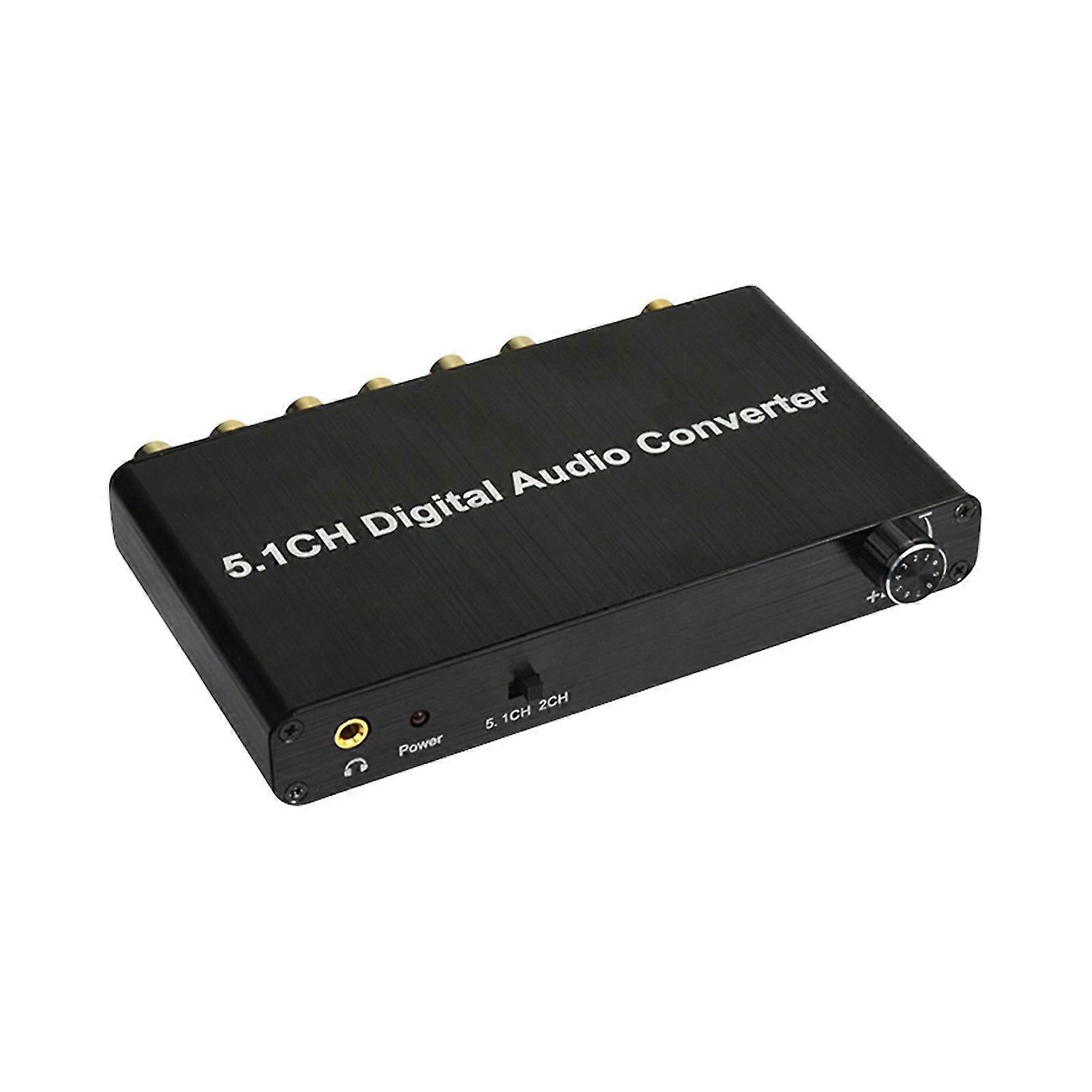 Audio Decoder Quick Transmission Signal Conversion Plug Play Dts-decoding Spdif Input To 5.1ch Digital Audio Converter For Tv Set