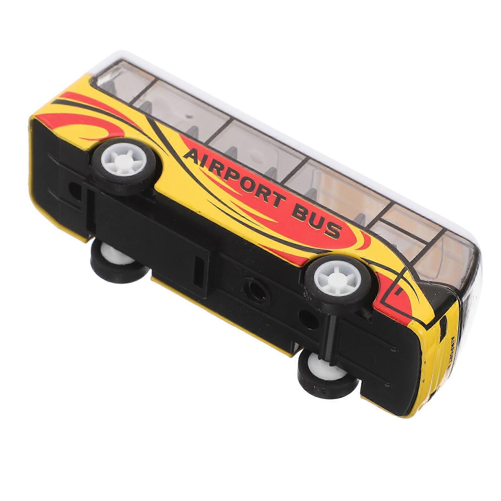Alloy Model Car Mini Pull Back Bus Toy for Party Use