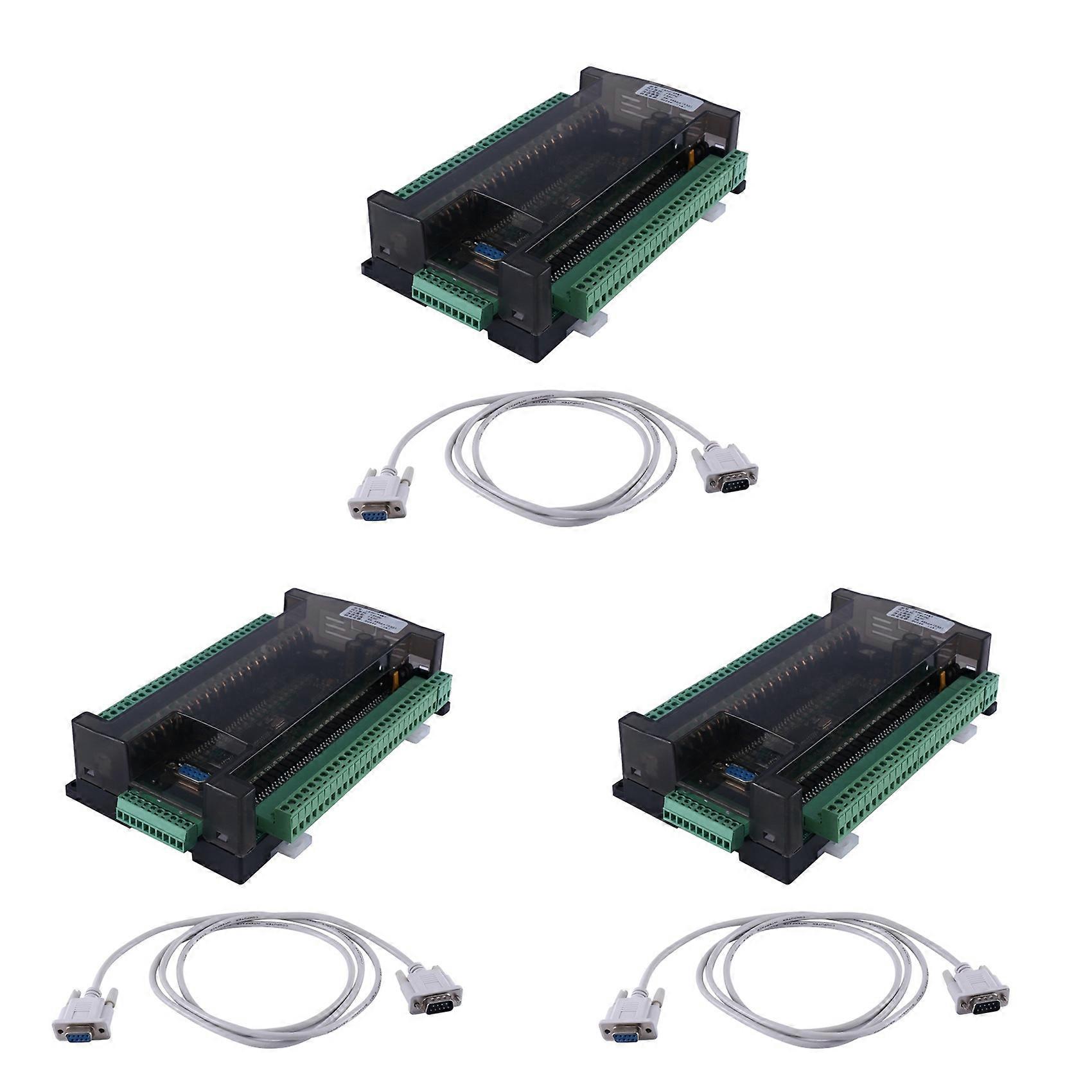 3X LE3U FX3U 48MT RS485 RTC(Real Time Clock)24 Input 24 Transistor Output 6 Analog Input 2 Analog Output Plc Controller