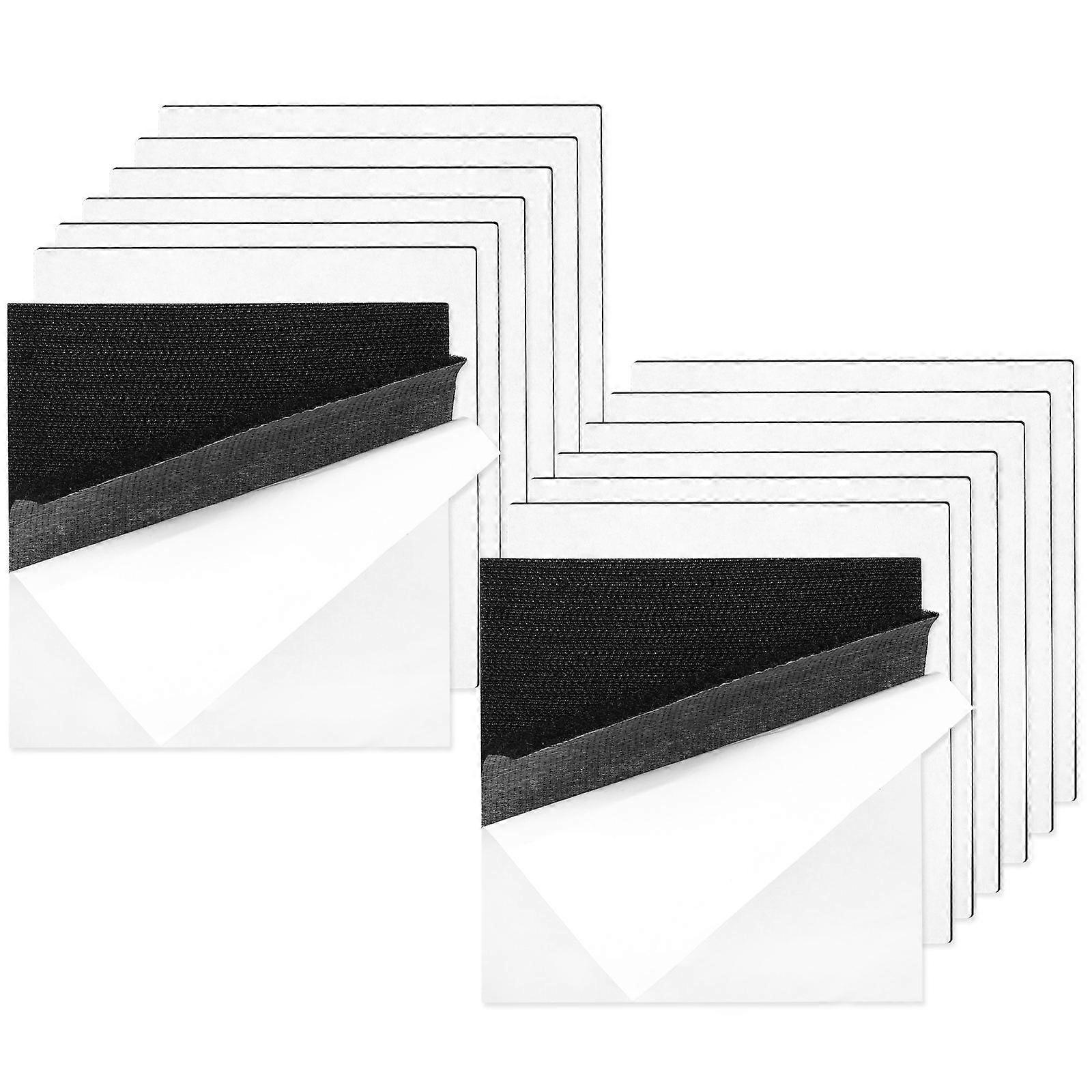 and Loop Tape Adhesive for DIY Use with 16Pairs Fasteners