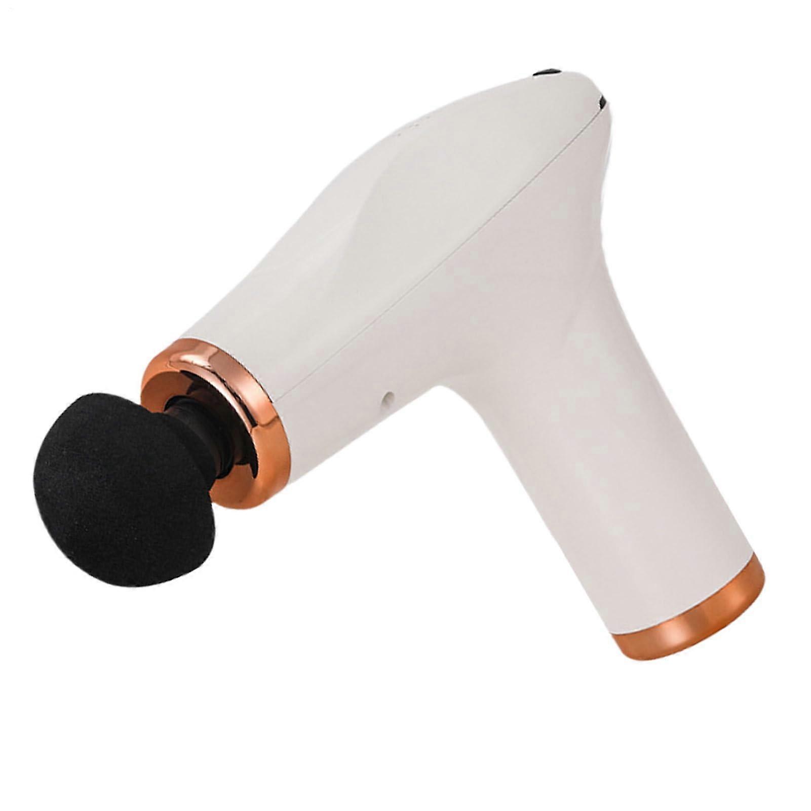 Muscle Massage Gun with 6Speed Precision, Quiet Deep Tissue Relief, TypeC Fast Charging, White