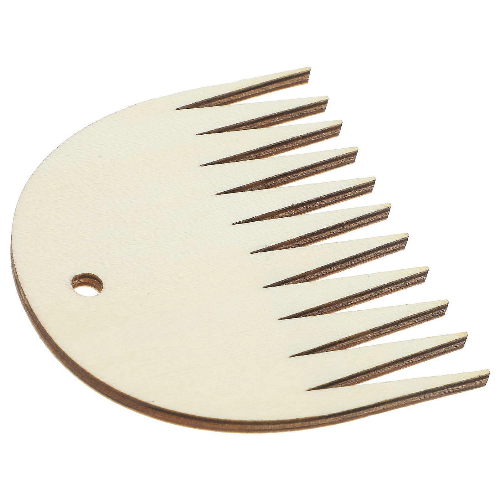 Small Wooden Comb for Weaving Use Tapestry Weaving Tool Accessories