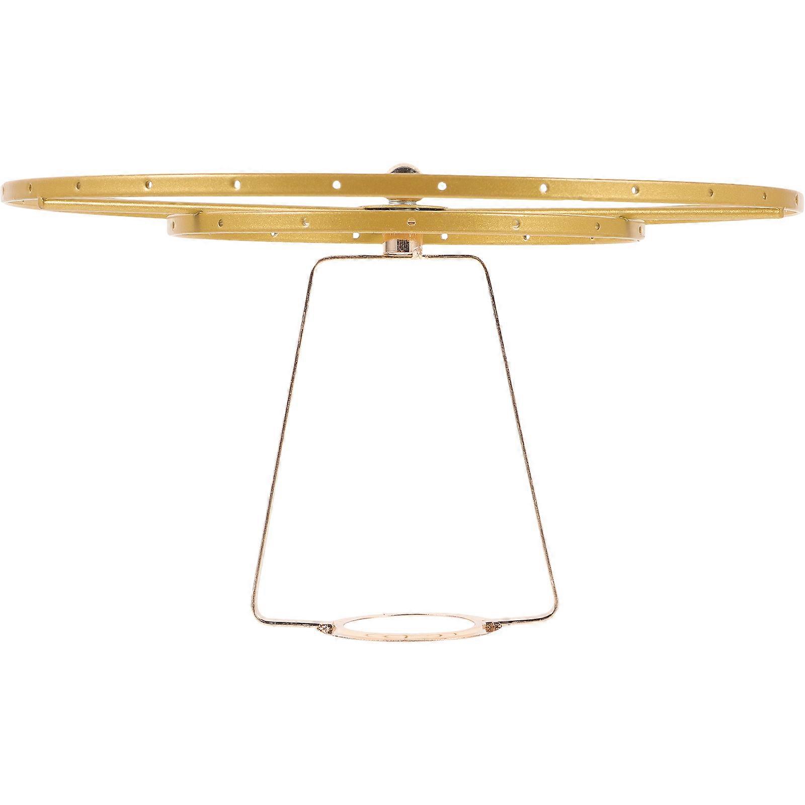 Decorative Shell Lampshade Frame for Table Lamp 1Set Golden Metal Frame