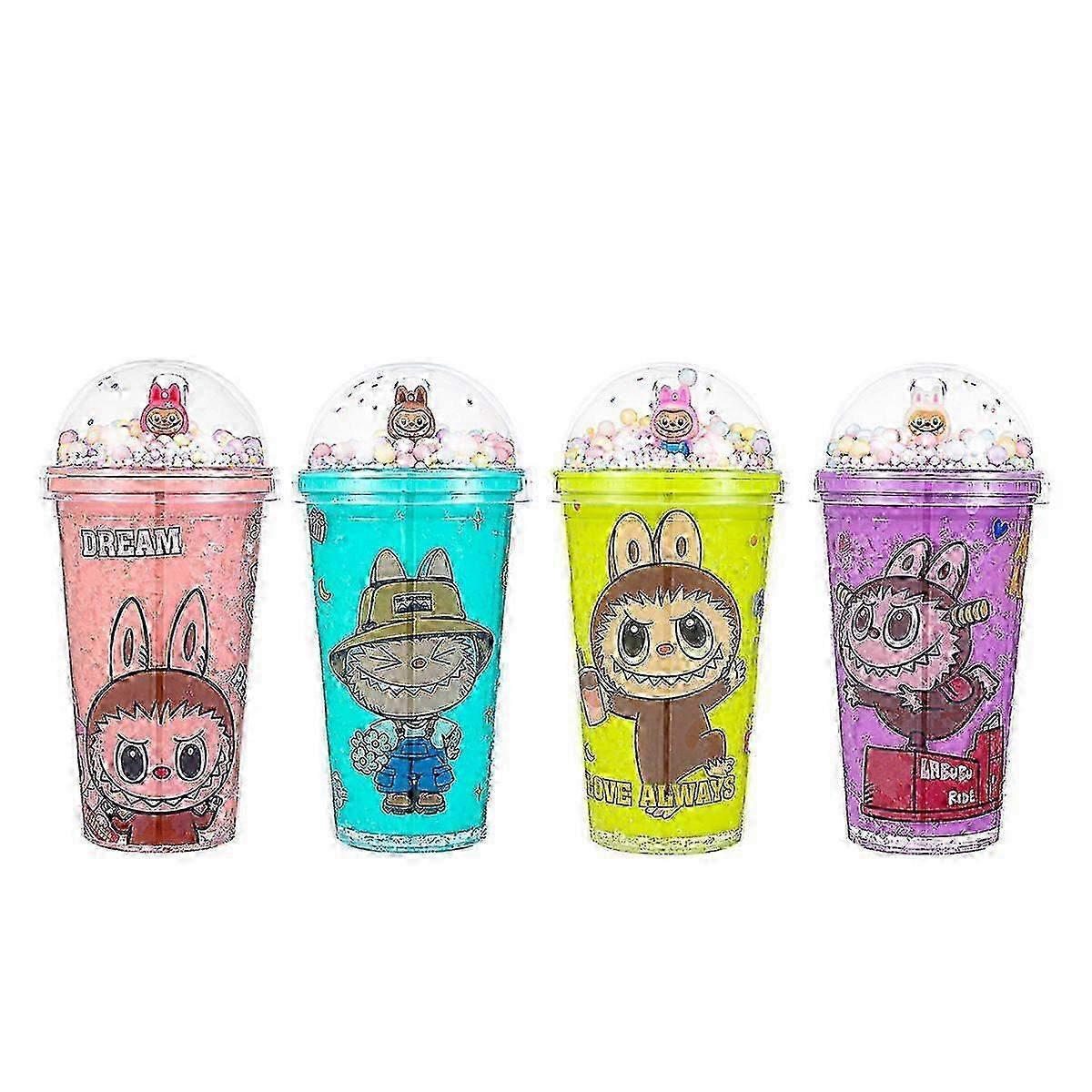 450ml Rabobo Double Layer Plastic Water Bottle 2025