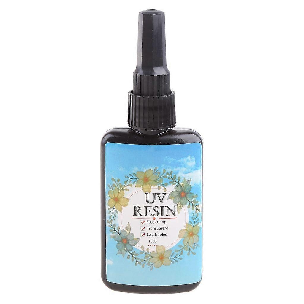 10/50/100g Quick-drying Hard Type Crystal Clear Glue Ultraviolet Curing Glue