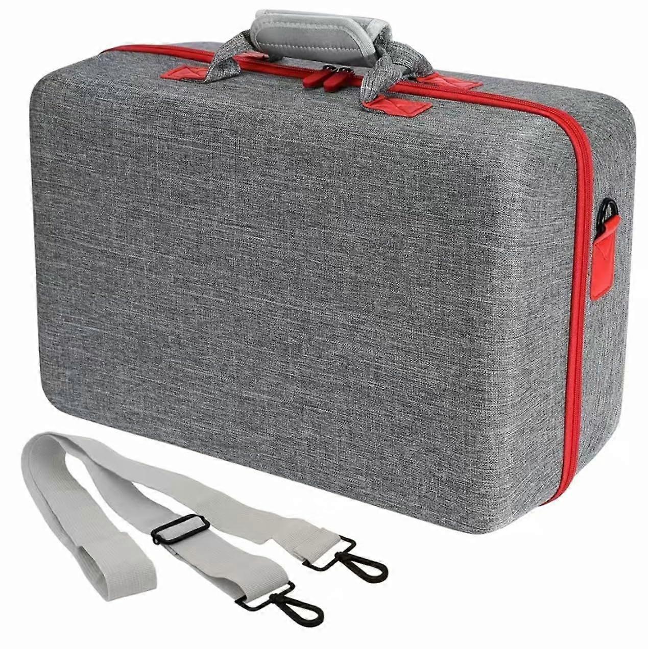 Carrying Case Hard Shell Waterproof Shockproof Travel Bag for PS5 Fits Console Controllers Accessories