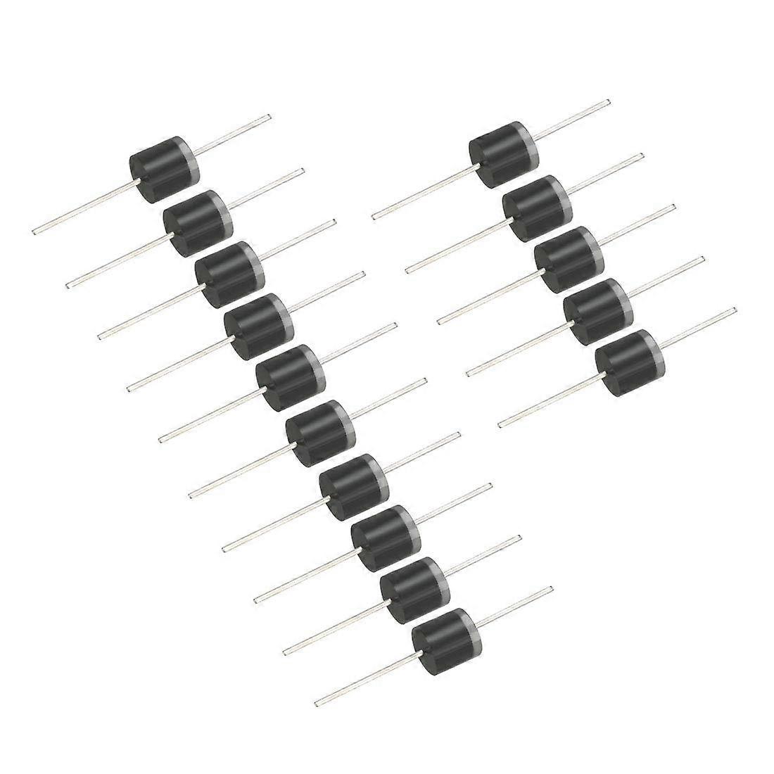 6A10 Rectifier Diode 6A 1000V  Voltage Silicon Diodes 15pcs for Stable Power Output