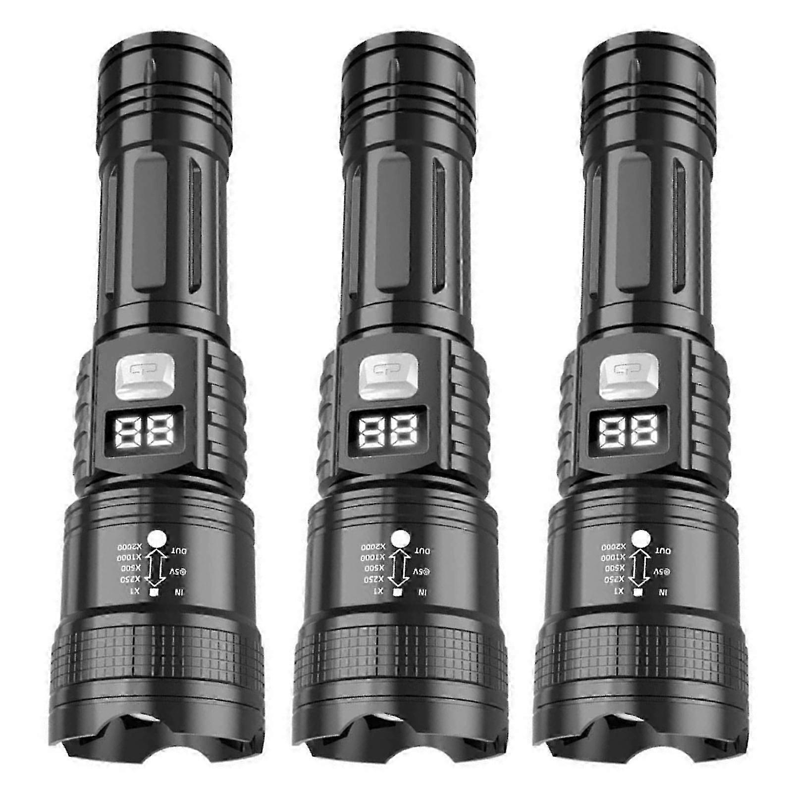 High-Lumen Zoomable Flashlight for Camping Multi-Mode Versatility for Emergency Preparedness