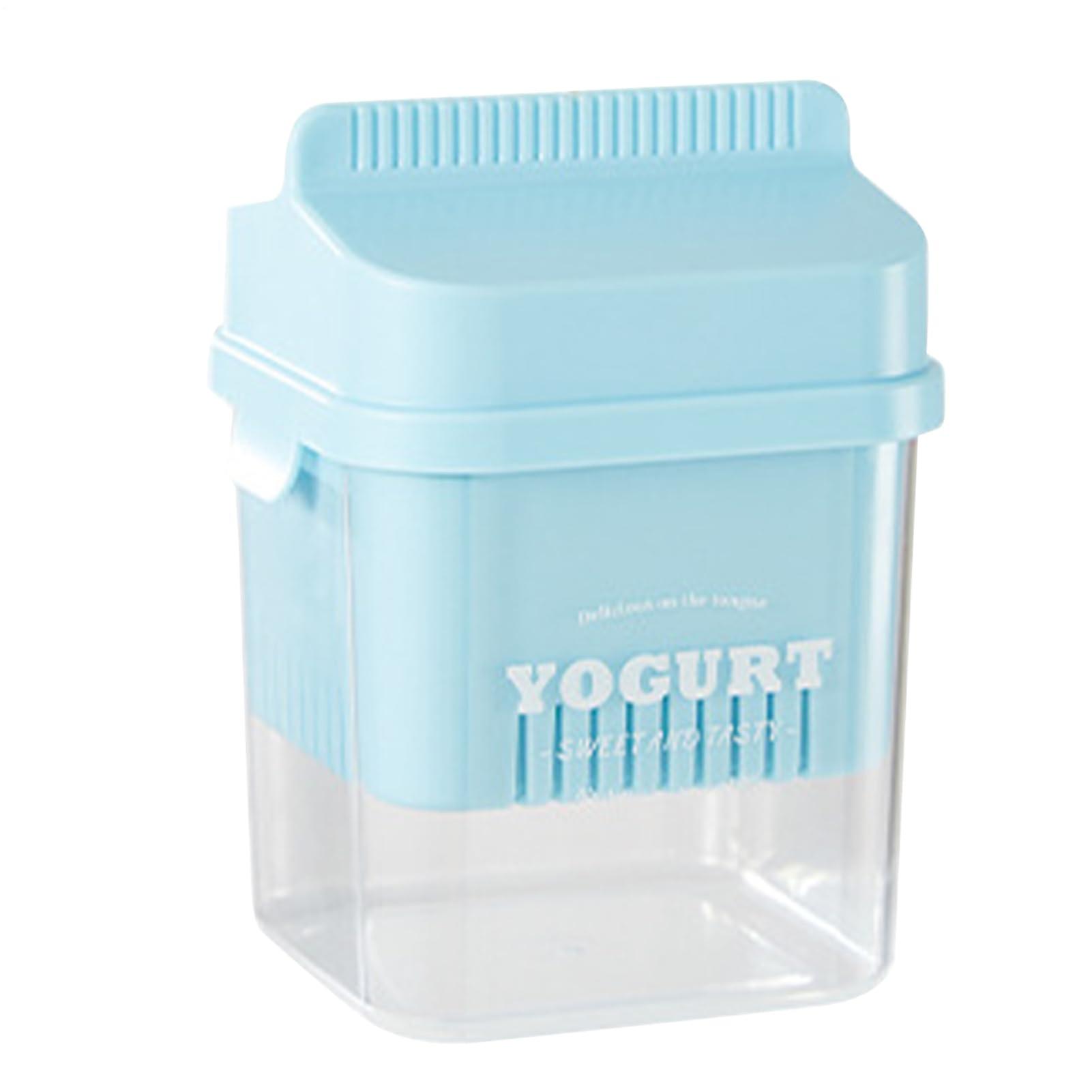 Large Capacity Yogurt Strainer with Lid and Fine Mesh for Smooth Texture, Multipurpose Cheese Filter