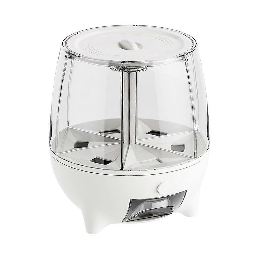 360 Degree Rotating Cereal Dispenser with MoistureProof Seal for Kitchen Grain Storage 22.5x30cm