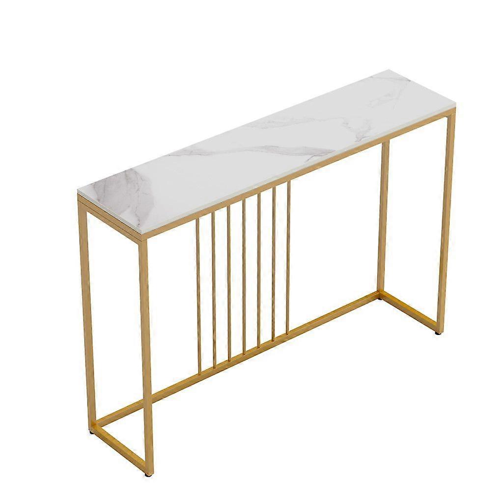 120cm Marble Console Table Slim Narrow Hallway Table