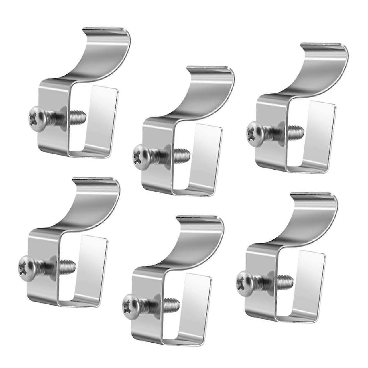 Vinyl Siding Hooks for Security Camera Mount, NoDrill Outdoor Hangers, Compatible with Ring, 6PCS