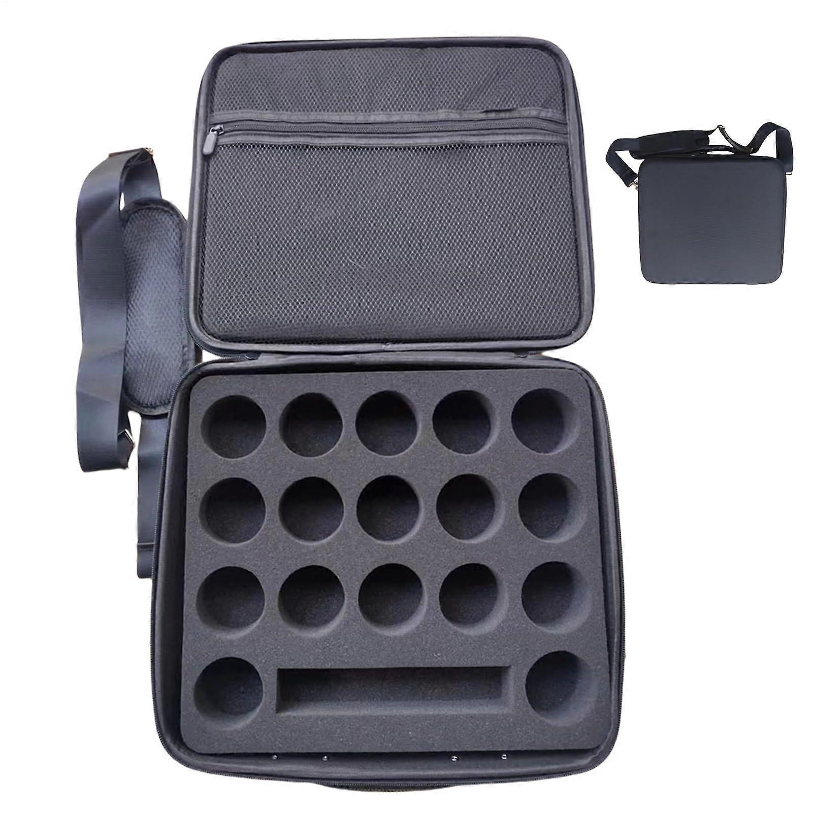 Pool Ball Case with Adjustable Shoulder Strap, Lightweight EVA Protection for Billiard Ball Storage