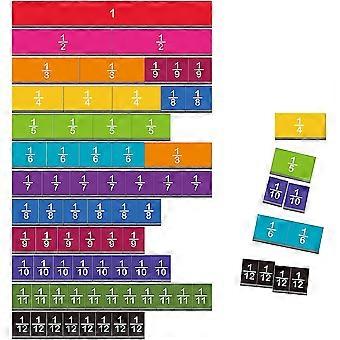 Tiles Circles Fract Set, 12 D, Counting And Math Toys
