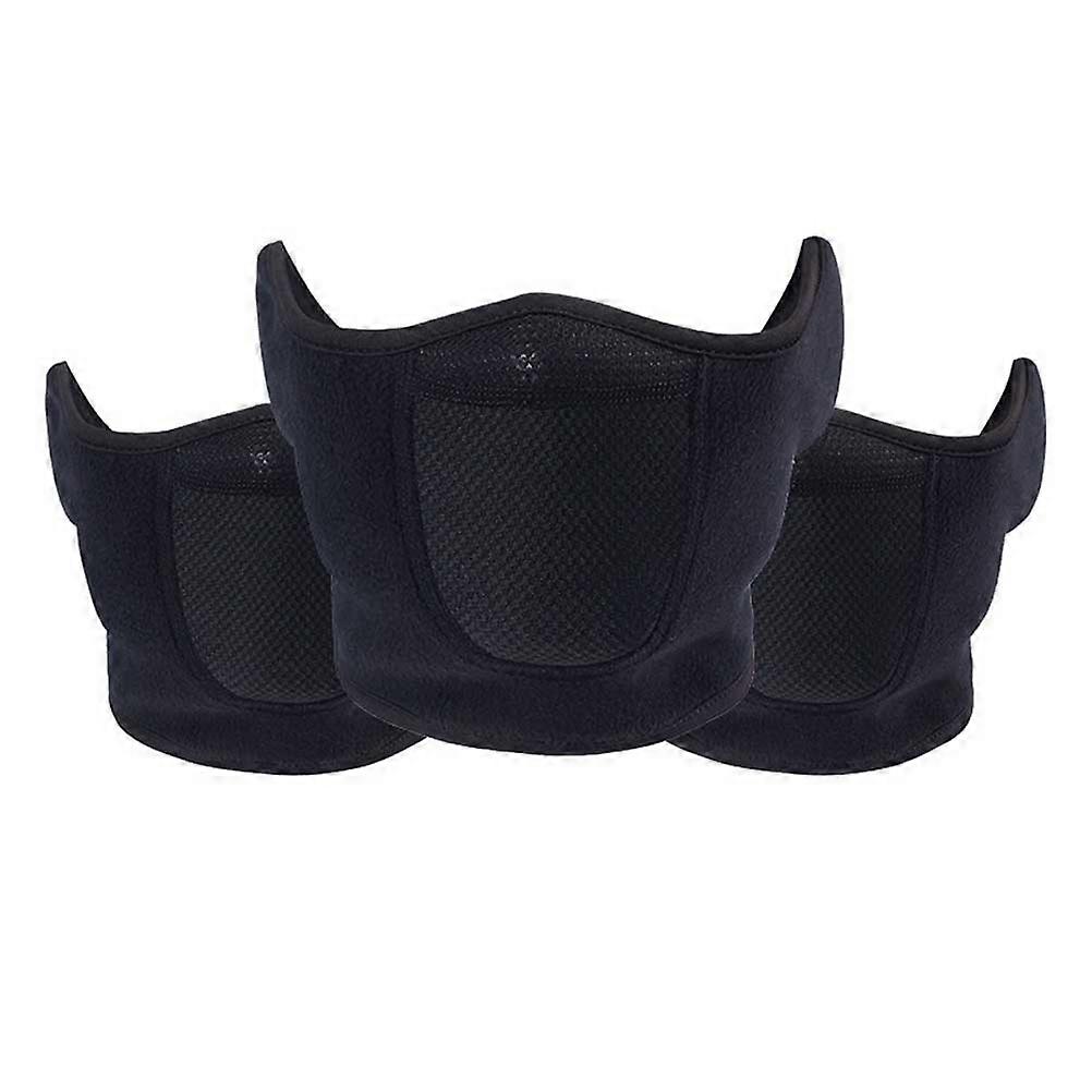 Cold-Proof Mouth Mask Windproof Mask for Protection Use Black