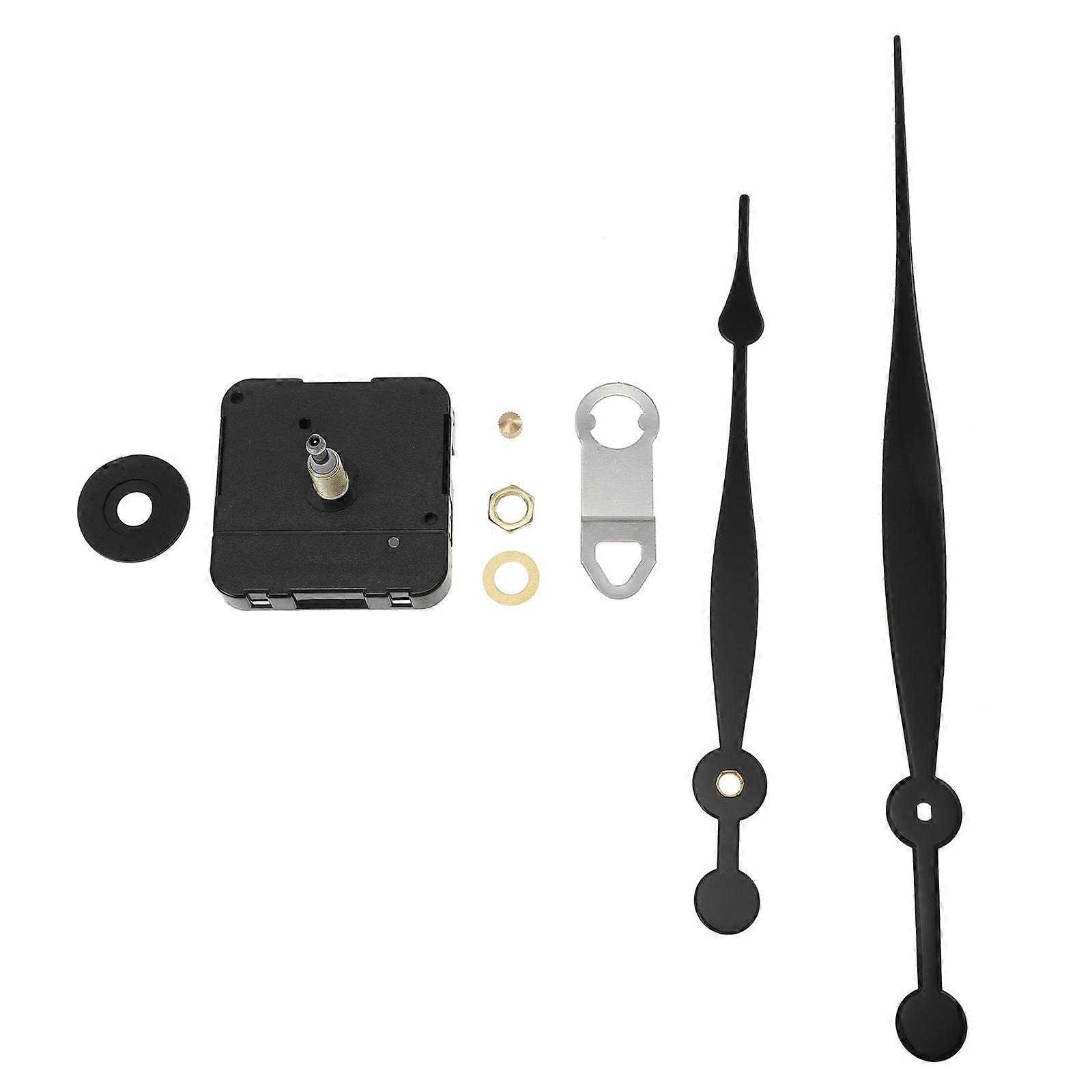 Black High Torque Clock Movement for Clock Repair 1Set Replacement Kit