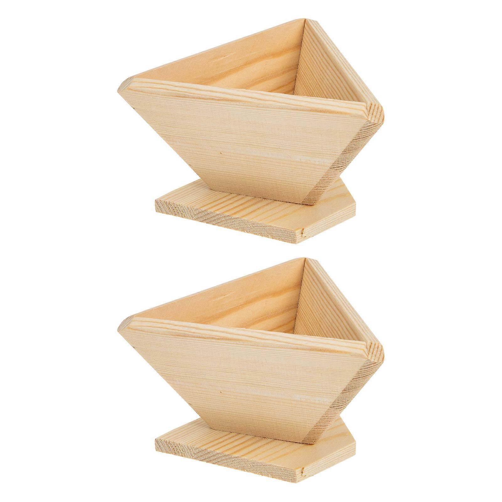 Wooden Triangle Dumpling Mold Rice Pudding Making Tool Cooking Activity Simplify Steps Traditional Chinese Design 2Pcs