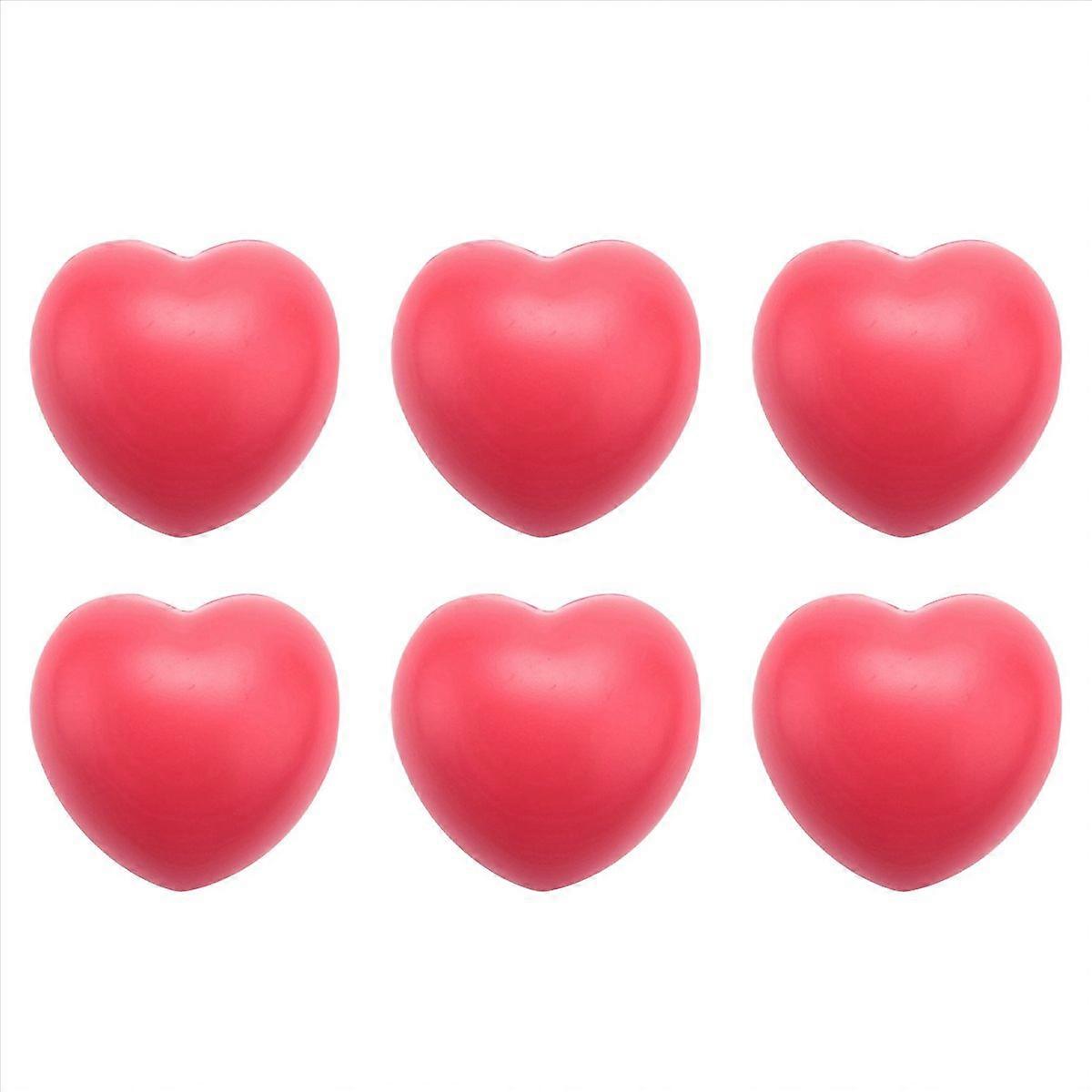 Heart Stress Reliever Ball Red