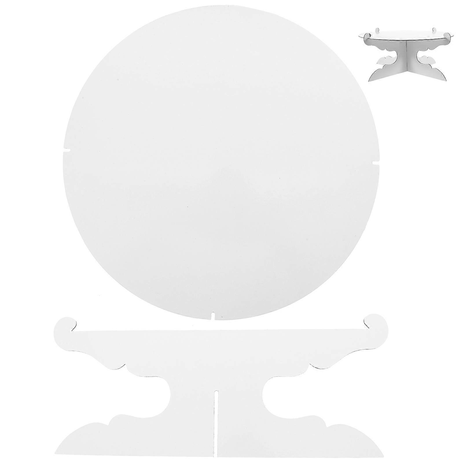 Two Pack Cake Display Stand Disposable With Simple Design Suitable For General Users At Various Occasions 2Pcs