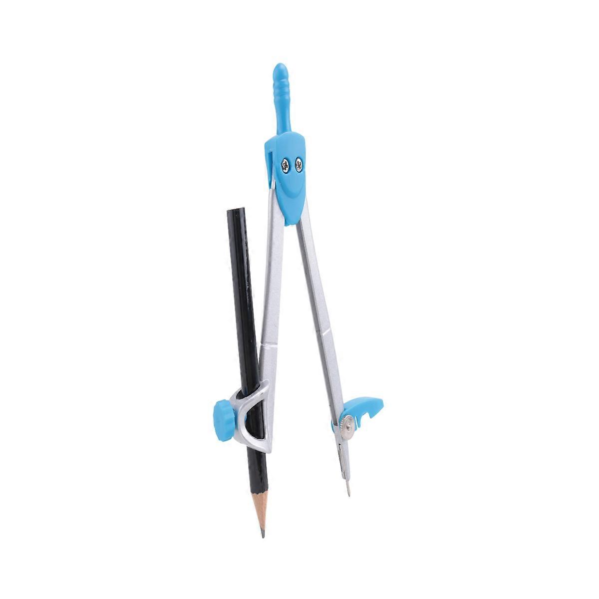 10Pcs School Protractor Set Rulers for Maths and Engineering, Blue