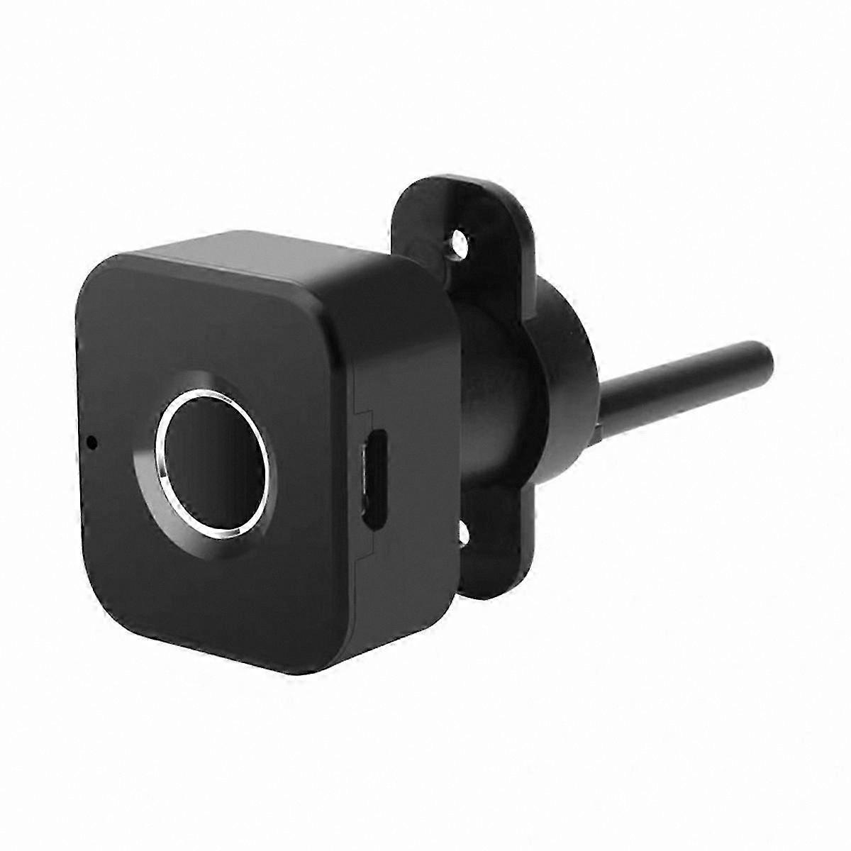 Biometric Cabinet Lock - Keyless Black Fingerprint Security Solution