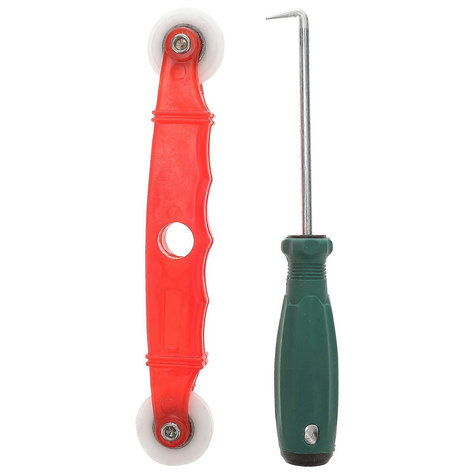 1pc Mesh Screen Window Installation Tool Screen Roller with 1pc Remover Hook