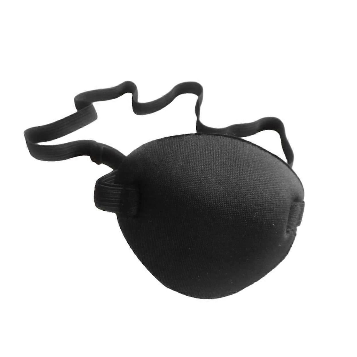 2pcs Elastic Sponge Pirate Eye Patch for Men, Adjustable Light Blocking Sleep and Amblyopia Fit