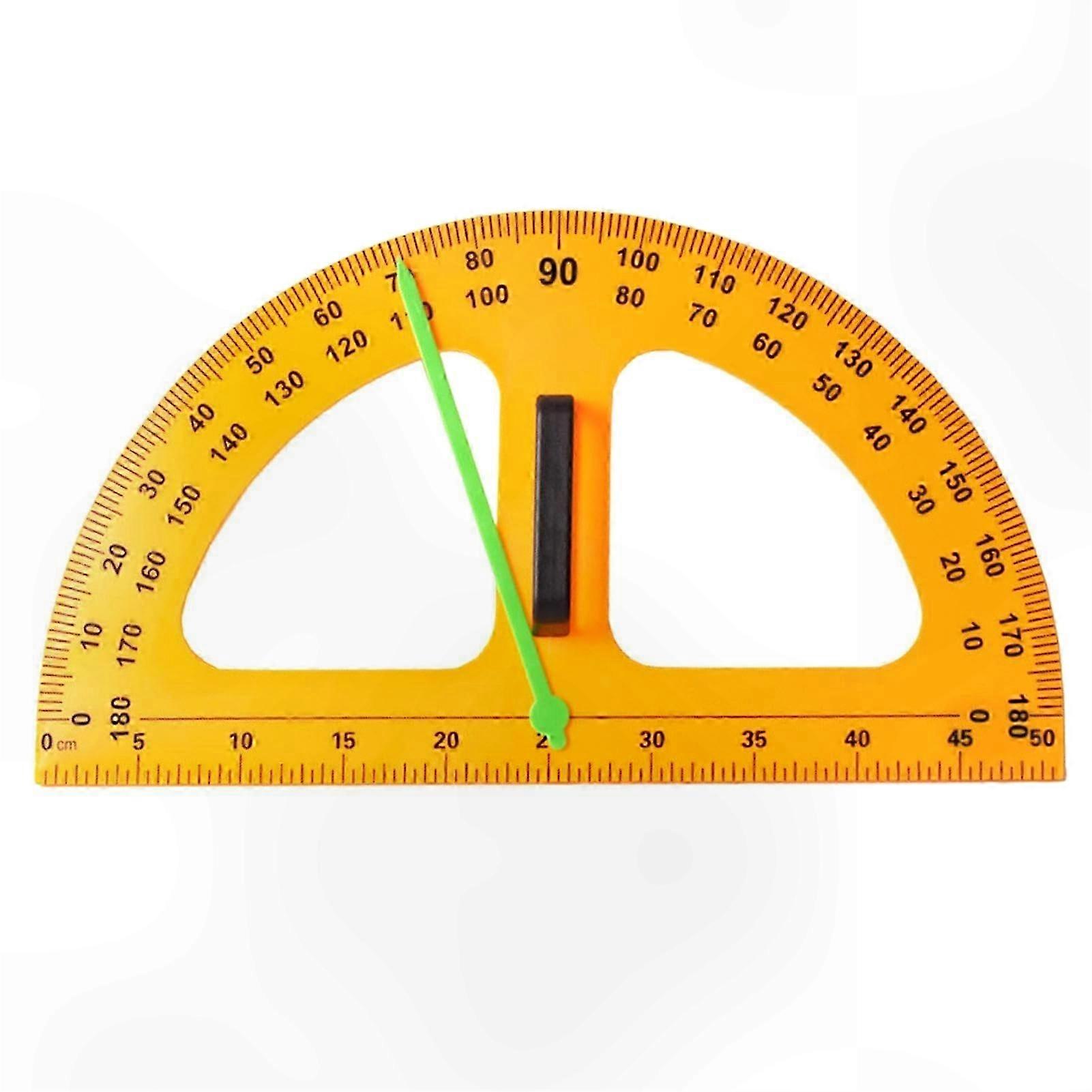 50cm Magnetic Pointer Protractor for Geometry and Drafting Tools