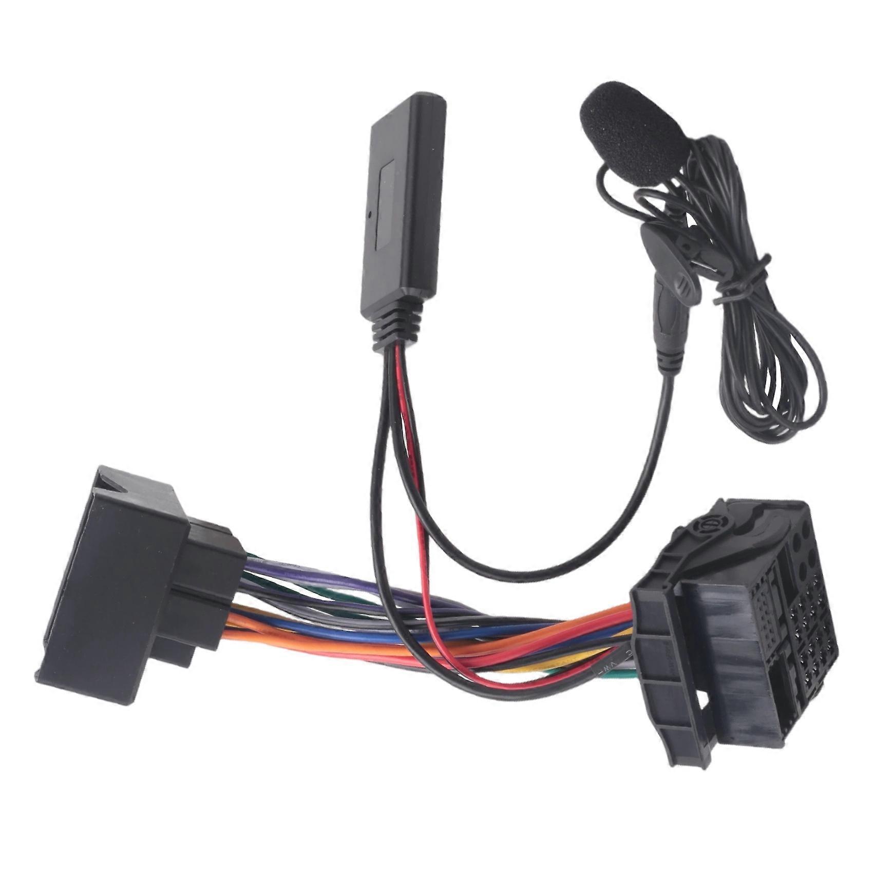 Audio AUX Cable Adapter Bluetooth 5.0 + External Microphone for 