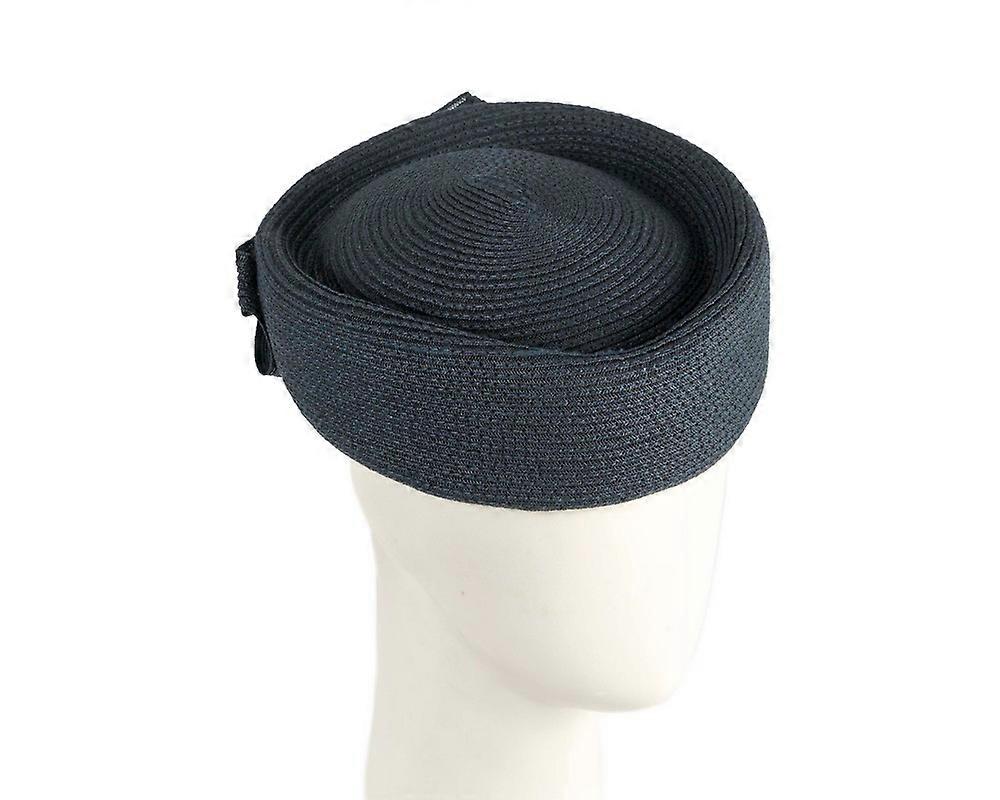 Soft navy pillbox hat by Max Alexander MA985N